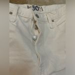 We The Free Free People cream distressed jean shorts women’s size 30 Photo 5