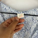 Surf Gypsy ‎ Blue Spotted Print Colorful Tassels Flare Sleeves Tie Front Romper M Photo 6