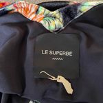 Le Superbe Black Velvet Floral Print Camisole Size 4 NWT Photo 4