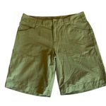 Eastern Mountain Sports  EMS Hiking Shorts Green Nylon Spandex Womens Size 8 Photo 0