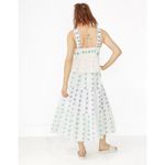 American Eagle Boho Cotton Linen Blend Floral Tiered Crop Tank Maxi Skirt Set L Size L Photo 1