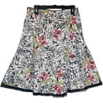 Simply Irresistible Circle Skater Skirt Floral Graffiti Pattern 30 Inch Waist Size 8 Photo 0