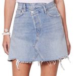 AGOLDE NWOT Criss Cross Denim Skirt Size 27 NEW Photo 0
