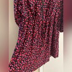 Torrid ‎ Heart Print Shirt Dress Zip Up Roll Sleeve Large Photo 5