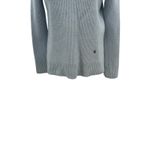 Helmut Lang  Sweater Wool Cashmere V-Neck Ribbed Baby Blue‎ Size Medium Photo 4