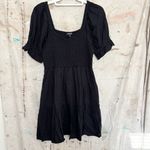 Madewell Linen-Blend Lucie Smocked Mini Dress Photo 3