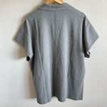 DAILY Practice Anthropologie Grey The Heather Elbert Blazer Sweater Womens Large Photo 2