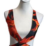 ALT NWT Juno Cutout Swimsuit Women’s XS Red One Piece High Leg Crossover Photo 2