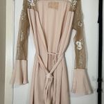 Robed with Love Pink HILDY ROBE bridesmaid bridal shower tie waist robe Medium Photo 2