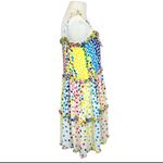 All Things Mochi Blessica Multicolor Bohemian Polka Dotted Mini Rainbow Dress White Photo 9