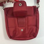 Travelon  Crossbody Convertible Waist Belt Bag Polyester Zip Pocket Travel Red Photo 5