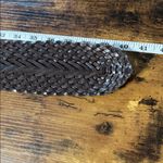 Braided Brown Leather Belt Photo 7
