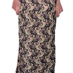 Caswell Massey Pink Crochet Lace Butterfly Mini Tee Shirt Dress size S NEW Tags Photo 2