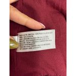 A New Day Burgundy Plush Fleece Pullover Half Zip Jacket Women's Medium Photo 3
