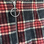 Active USA  Plaid Mini Skirt Zipper Front Women's Medium Photo 2