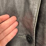 wilson's leather Vintage Y2K  Long Belted Black XL Jacket Thinsulate Zip Out Liner Photo 11