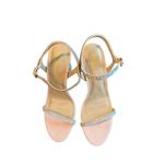 Madden Girl Women's Pink Rhinestone Heeled Sandals Size 8 Party Shoes NWOT Photo 1