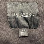 Liverpool Los Angelos Black Wash Denim Moto Biker Zip up Jacket Size XL Photo 4