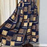 Sag Harbor  1/2 Elastic Waist Boho Midi Skirt Geometric Print Peasant Indie Large Photo 4