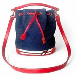 Tommy Hilfiger Denim Handbag with Removable Crossbody Strap Photo 0