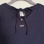 Barbour  Willow Swing Top – Women’s US 8 / UK 12 Midnight Navy Crochet Tie Back Photo 5