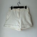 Trina Turk Eisley Whitewash Belted Shorts 2 NWT Photo 4
