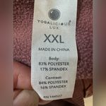 Yogalicious  lux XXL Women’s maroon zip up jacket Photo 5