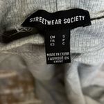 Streetwear Society Gray Turtleneck Bodysuit Photo 1