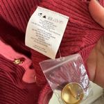 Ramy Brook Nina Cardigan Sweater Size Medium Red Cashmere Blend Photo 4