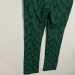Betabrand NWOT 7-Pocket Dress Pant Yoga Pant Straight Green Palm Leaf Size Small Photo 5