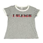 PINK - Victoria's Secret M PINK I SLEIGH Victoria’s Secret Holiday Christmas Women’s Top Shirt Casual Loungewear Photo 1