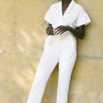 Soludos  Rialto Organic‎ Jumpsuit Romper New With Tags White Embroidered Size Sm Photo 0