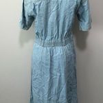 LEAD Denim Jean Union Dress Medium Vintage 1977 Photo 4