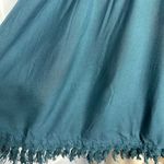 Anthropologie Floreat Senna Fringe Teal Dress Size Small Photo 7
