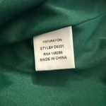 Blue Rain  Hunter Green Longsleeve Dress with White Floral Accents Photo 3