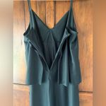 Vintage | 1970’s Leslie J Tulip Drape Disco Dress Black Size Medium Photo 9