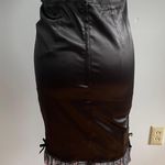 Unique Vintage X Betty BoopBlack Satin Hi/Low Pencil Skirt - Size S(4)- NWT Photo 5