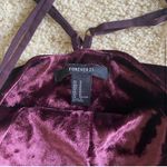 Forever 21  Maroon Velvet Dress Photo 4