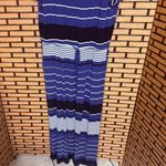 Ava & Viv  Blue And Black Stripe Short Sleeve Maxi Dress Size 1X Photo 3