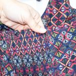 New Krimson Klover Red Geometric Print Marino Halter Dress Size XS Photo 5