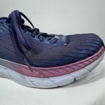 HOKA ONE ONE Clifton Sneaker Women 8.5 Purple Pink Running Athletic Active Shoe Photo 2