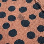 Madewell $5/$25 Pleat-Sleeve Sweatshirt in Leopard Dot Brown Black Size XS Photo 2
