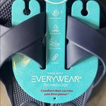 Women’s Totes Navy Blue Cross Slide Lightweight Waterproof Durable Size 9 NEW Photo 2