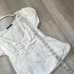 Brandy Melville  Top milkmaid striped crop blair womens White (one size) coquette Photo 6