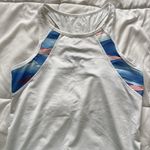 Tail Tank Top Womans Size Small White Blue Tennis Golf Yoga Outdoor Breathable Photo 1