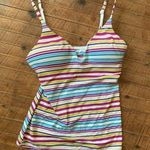 Victoria's Secret Victoria’s Secret Body rainbow striped IPEX 34B tankini top Photo 0