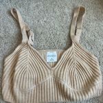 Wild Fable  Beige Ribbed Bralette Photo 0