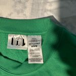 Green Meowy Christmas Cat Sweatshirt Size M Photo 2