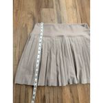 Aerie YPB  Pleated Tennis Skort Womens L Taupe Stretch Athletic Athleisure Photo 4