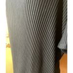 Eileen Fisher Womens L Black Ribbed Tencel Stretch Knit Dress Minimalist Office Photo 8